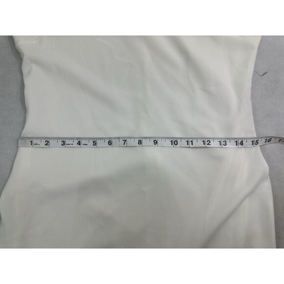 Dress the Population Beth Overlay Dress White Womens M Read - Picture 9 of 11